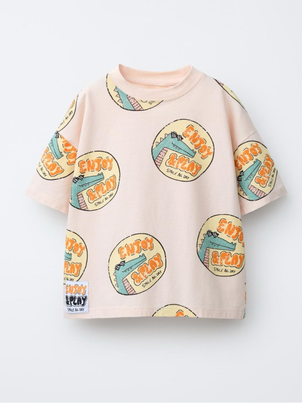ZARA DINOSAUR PRINT T-SHIRT
